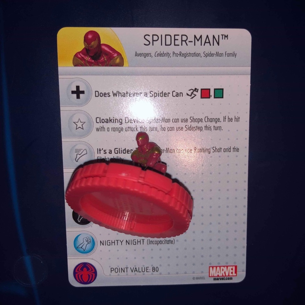 Spiderman Heroclix like new!!!
